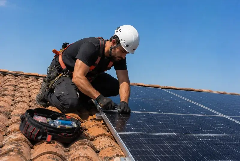 Maintenance et monitoring de panneaux solaires à Festes-et-Saint-André